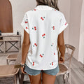 wholesale women's short-sleeved shirts, trendy shirt with hot-selling cross-border print designs, dropshipping available