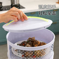 Household insulated dish cover, leftover food cover, multi-layer storage kitchen handy gadget, fly-proof cover, dining table cover, new foldable