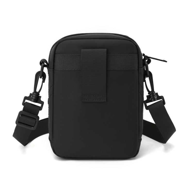 New Men's Casual Crossbody Bag Multifunctional Outdoor Shoulder Bag Waist Bag Trendy Brand Small Satchel Wear Belt Hang Bag