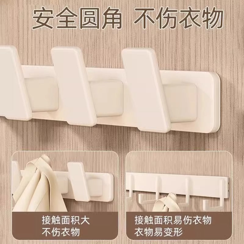 Cream style coat hook white entrance door rear hook classy entrance clothes hanger wall wall hanging without drilling
