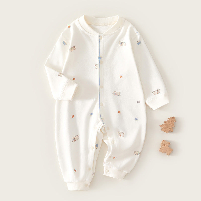 Babylon one-piece newborn pure cotton long sleeves pajamas spring & fall clothes newborn baby autumn haha rompers baby clothes