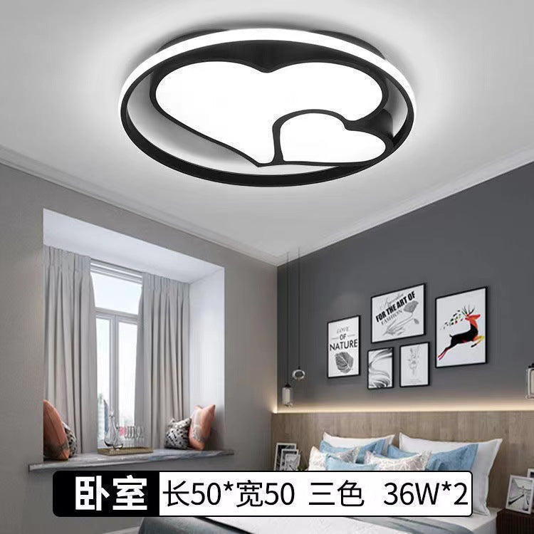Living room light modern simple atmosphere led ceiling light bedroom master household large lighting lighting whole house package combination