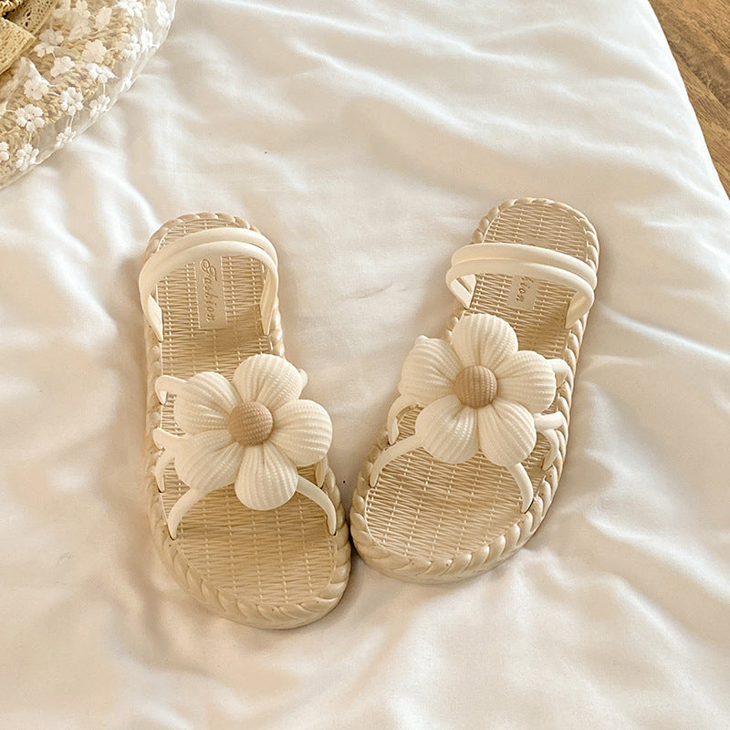 Summernew arrival women's easiest for matchflats two-wear sandals and slippers beach fashion flower sandals and slippers women's outwear slippers women