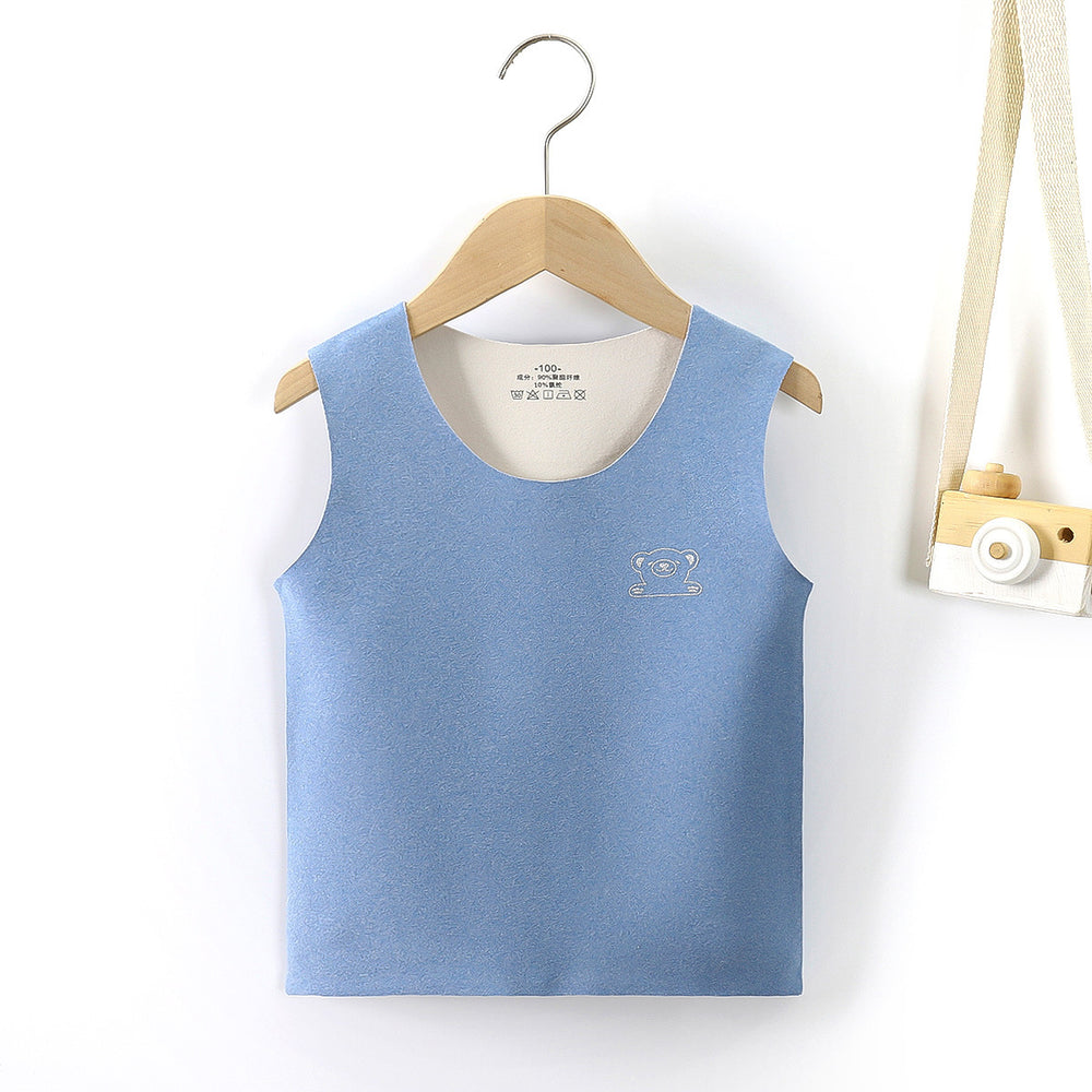 fall/winter new collection: pure cotton kids' warm vest - fleece-lined, extra thick, infant/toddler waistcoat, baby cardigan vest