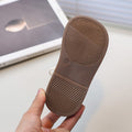 Vancahao girls' fashion leather shoes - new autumn collection: soft-soled embroidered bow princess shoes for little girls