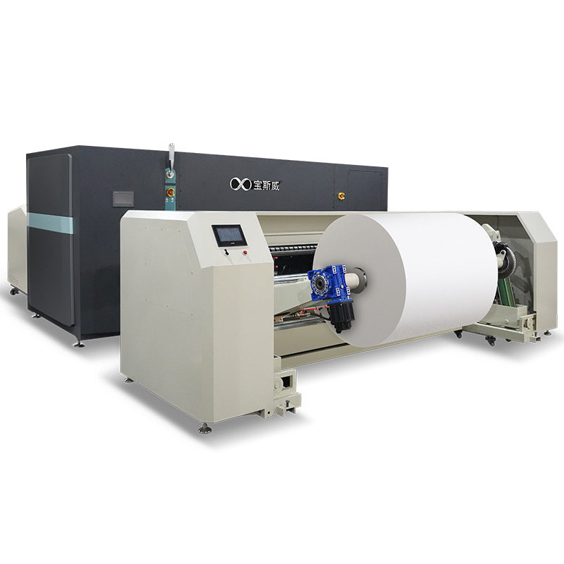 Eight-color color box digital printer coated paper gray background white color printing factory custom cutting carton digital printing machine