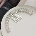 Women's hair clip jewelry wholesale: cross-border, light luxury, high-end, full diamond hair comb, baroque retro bridal holiday hair accessories