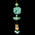 Car pendant car rearview mirror lotus entry and exit safe pendant car interior decoration supplies collection nafu hanging ornaments