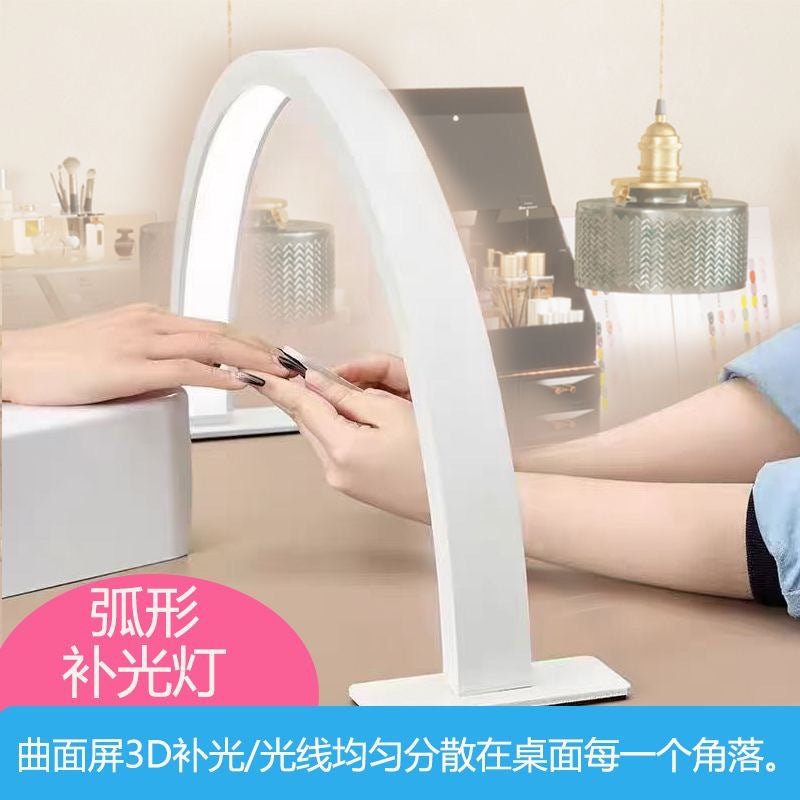Amazon exclusive mutk: xiyin cross-border new product - beauty desk lamp, specifically designed for women's nail art and makeup, with fill light function