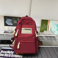 casual versatile backpack - large capacity retro minimalist laptop backpack for college, high school, and middle school students - unisex