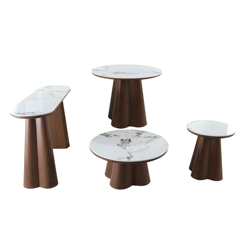 Customized slate dining table retrocasualfor home dining table mdf sticker export cross-border rectangular dining table