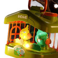 Kids' electric animal model simulation handheld birdcage - smart voice control, lights, parrot mimics speech, nursery rhymes, educational toy