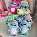 Disney purple doll plush toy stuffed animal bag charm bb squeak cartoon doll kids girls gift wholesale