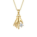 European and american hot-selling, unique & stylish copper-inlaid zircon necklace for women - lightweight luxury, niche design, versatile, tarnish-resistant titanium steel clavicle chain jewelry
