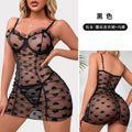 new european and american style sexy see-through lace dress set lingerie for women - cross-border e-commerce