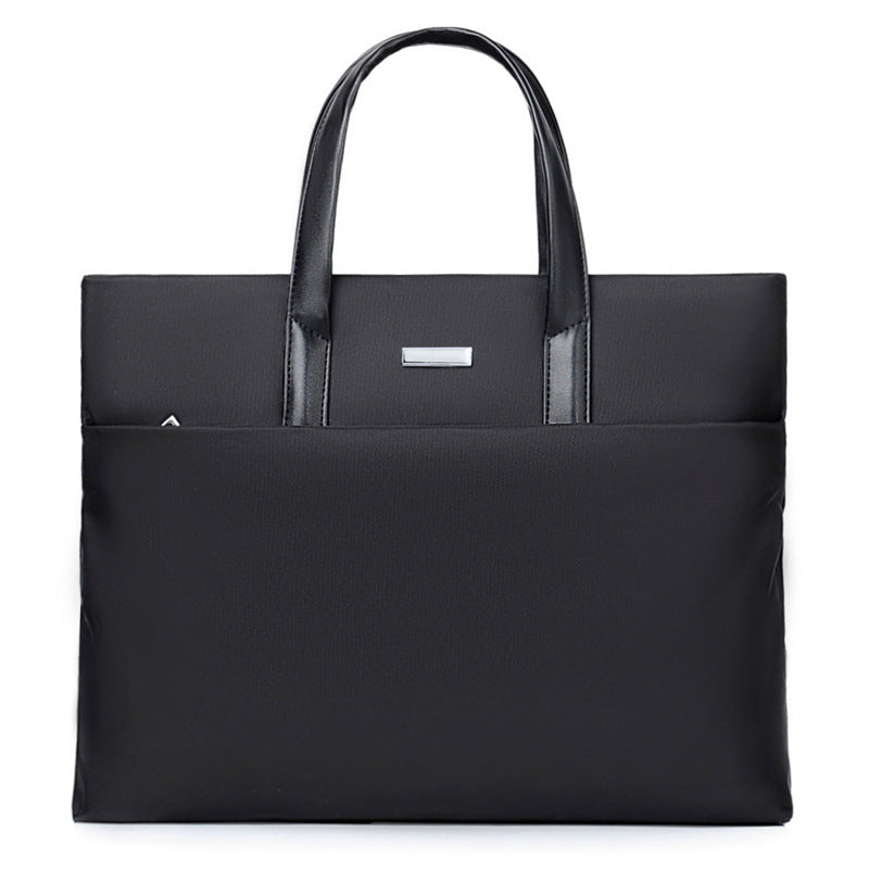 Factory Goods Pass Business Shoulder Bag 14-inch 15.6-inch Laptop Bag Men's Handbag Briefcase Wholesale
