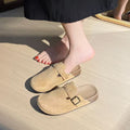 Birkenstock women's 2024 spring/autumn new collection: thick-soled, closed-toe birkenstock-style mules - slip-on, easy-wear summer shoes