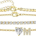 European and american cross-border hot-selling new product - chain & copper heart initial gold anklet, women's beach foot jewelry