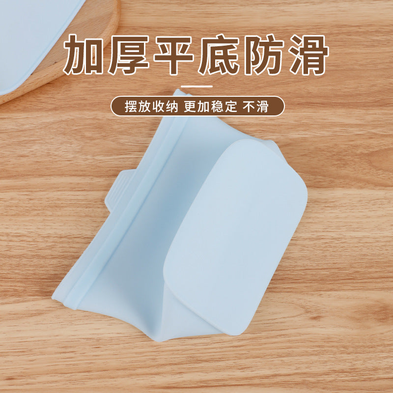 Food-grade silicone fresh-keeping bags, household fruit storage bags, refrigerator freezer sealing bags, leak-proof storage, cross-border hot seller