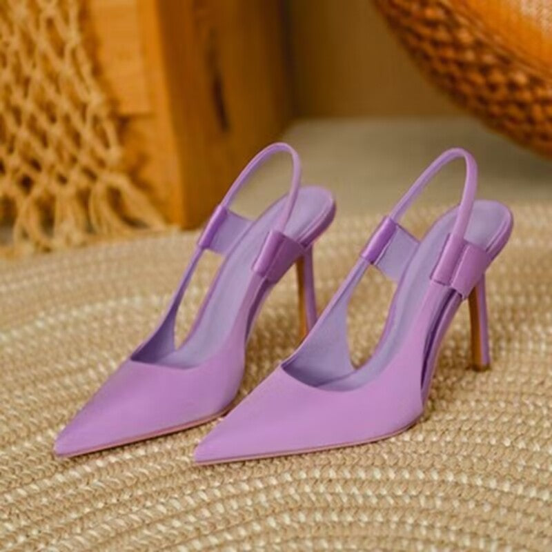 plus size2026 european and american fashion women's shoes stiletto heel closed toe candy color sandalswomens sandals