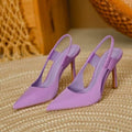 plus size2026 european and american fashion women's shoes stiletto heel closed toe candy color sandalswomens sandals