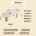 Cream style roman column slate dining table and chair combination casualfor home small apartment island table dining table all-in-one roman column table