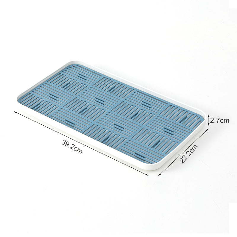 Bathroom Toilet Wash Side Storage Box Plastic Household Drain Tray Desktop Wash Side Toothbrush Cup Holder Tray