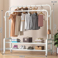 [upgraded model] double layer double pole 150 white + pulley