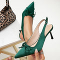 Pointed-toe heels for women, new spring 2026 collection, black french-style peep-toe sandals, low-cut women's shoes, stiletto pumps