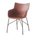 Business plastic chair computer chair reception negotiation chair restaurant stool thickened backrest chair office chair swivel chair for extended sitting
