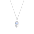 Casual moonstone dream catcher necklace for women, accessible luxury, unique design, clavicle chain, elegantniche styleinsstylish accessories