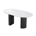 Semi-circular rock slab italian all-in-one high-end for homeaccessible luxury dining table manufacturer wholesale modern casualfor home dining table