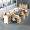 Saint li office desk and chair set - minimalist modern office partition desk for employees and finance staff