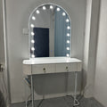 Vanity makeup mirror with lights - professional makeup artist grade, ideal for bridal studios, beauty salons, and home use