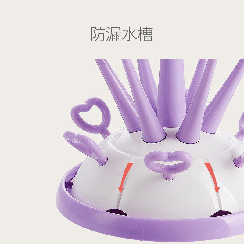 Baohui manufacturer babixiang baby bottle holder drying rack drain rack bottle drying rack storage box export