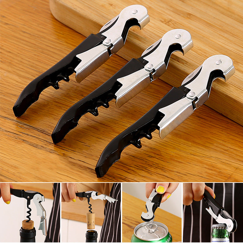 Wine bottle opener multifunctional beer wine opener stainless steel seahorse knife screwdriver portable portable