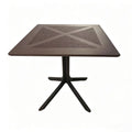 Scandinavian outdoor square plastic dining table modern cut outcasual balcony courtyard cafe thickened disassembly table and chairs