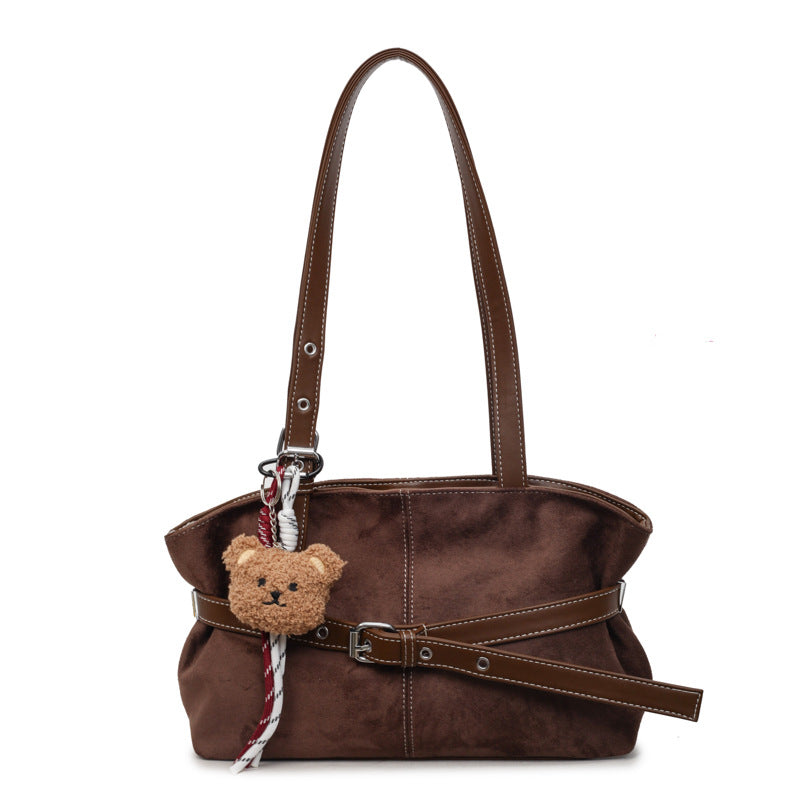 2025 fall/winter new women's bag korean style fashion handbag light luxury elegant underarm bag commuter versatile shoulder bag