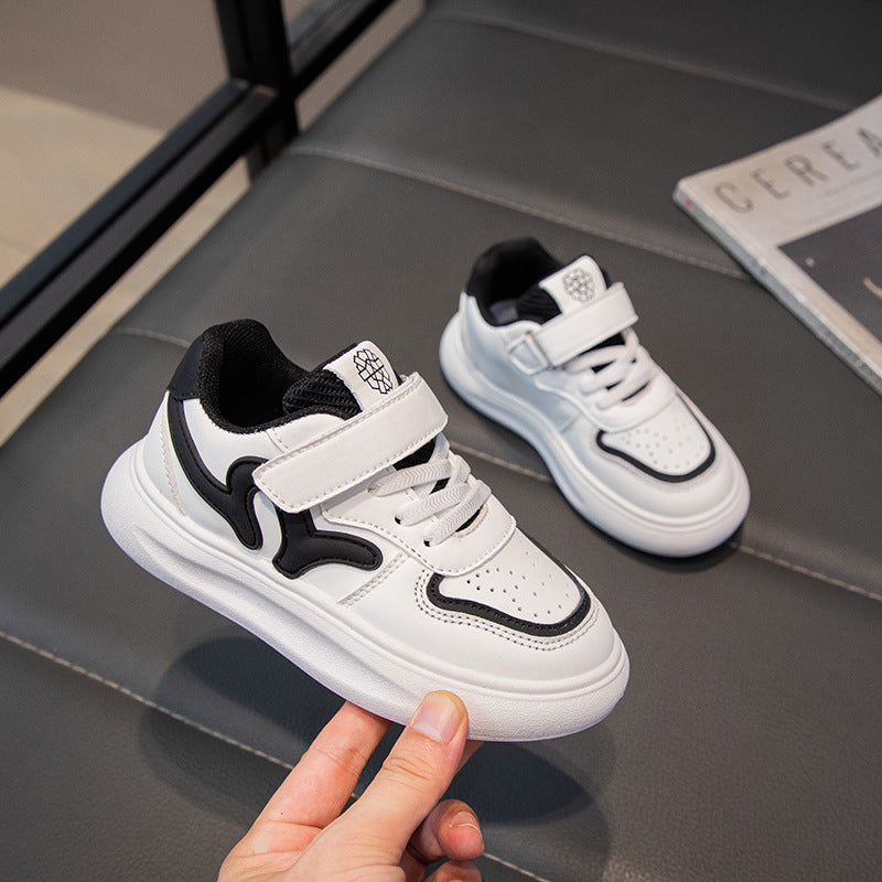 儿童运动鞋2025春秋季新款时尚百搭校园小白鞋女童板鞋男童休闲鞋