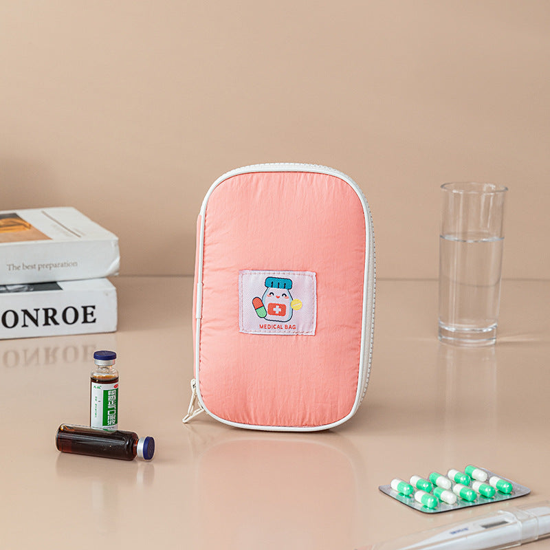 Nylon Medical Bag Soft Portable Drug Storage Bag Travel Portable First Aid Bag Multifunctional Hand Emergency Bag