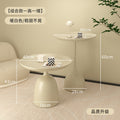 Influencer-approved iron side table - mini coffee table, bedside table, minimalist modern small round table, living room storage shelf