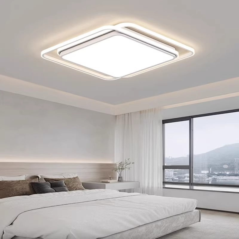 Guangdong Zhongshan living room modern simple white Internet celebrity led ceiling light bedroom whole house package combination lighting