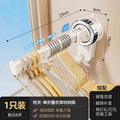 Suction cup clothes hanger storage handy gadgetfor home clothes hanger punch-free storage rack balcony wall wall-mounted telescopic hanging rod