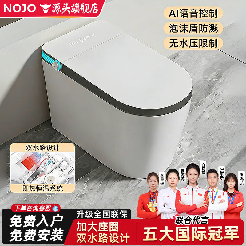 Chaozhou light smart toilet fully automatic all-in-one large seat ring large power with water tank large diameter electric toilet
