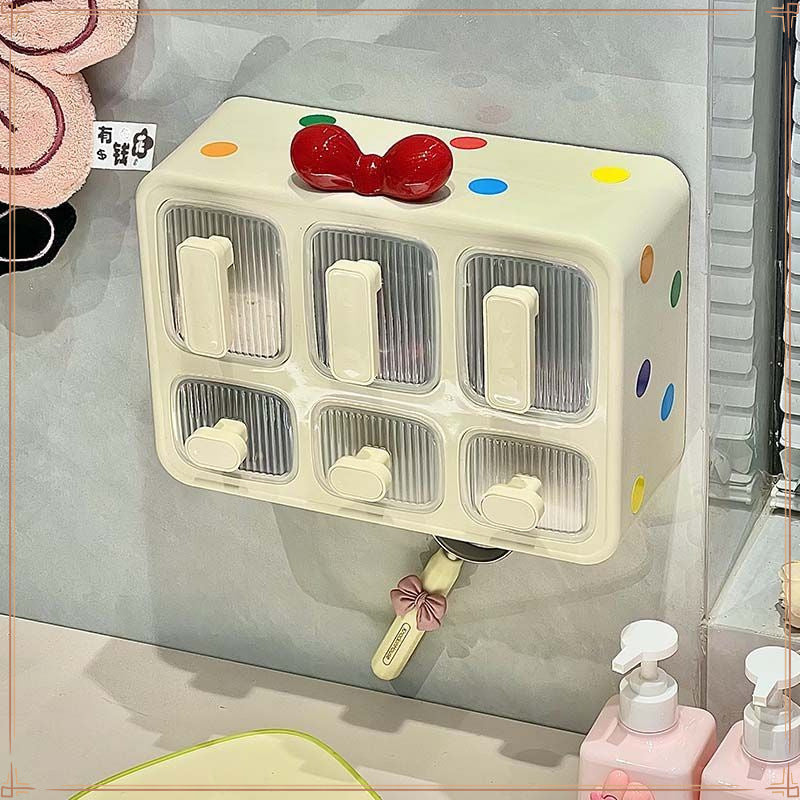 Kitchen wall seasoning box 2025 new high-end integrated multi-grid kitchen sealed drawer seasoning combination