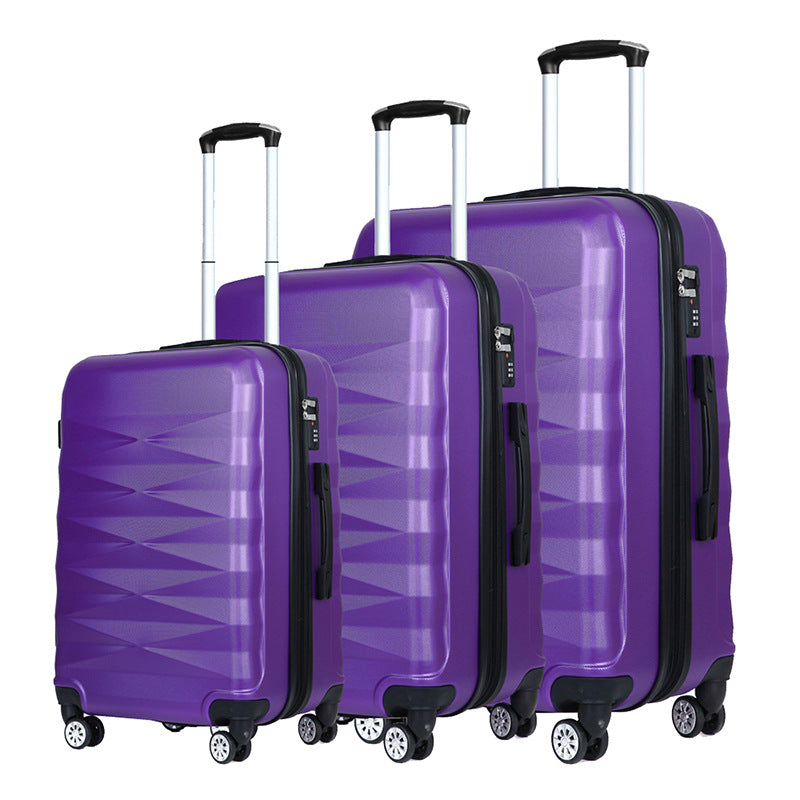 Manufacturer three-piece trolley case wholesale  export suitcase silent universal wheel password case suitcase export