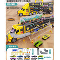 Kids' track car toy - foldable ejection storage car track parking lot - educational toy for 3-6 year old boys - birthday gift