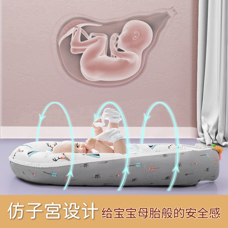 Baby bed-in-bed, bassinet, newborn soothing bed, anti-moro reflex, anti-colic, children's bionic bed, sleep security essential