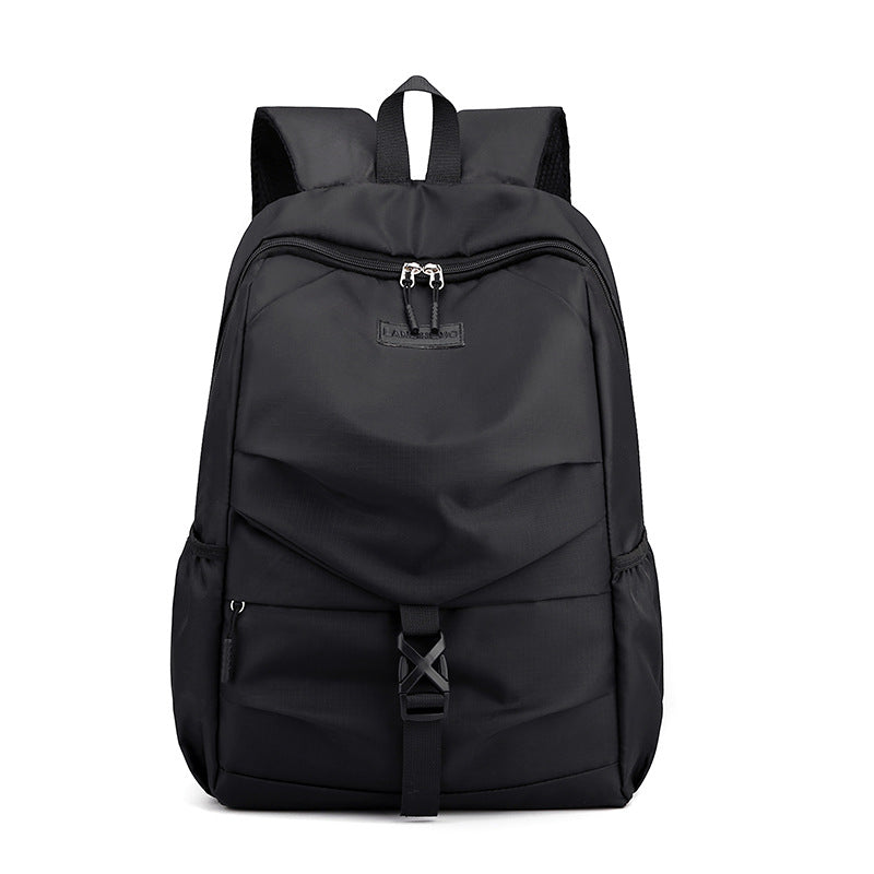 New casual backpack men's simple travel backpack waterproof and lightweight outdoor  street trend computer bag