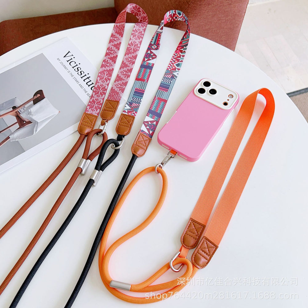 New crossbody lanyard: wide strap camera & phone chain - premium design, wearable, adjustable phone strap, outdoor anti-loss cord
